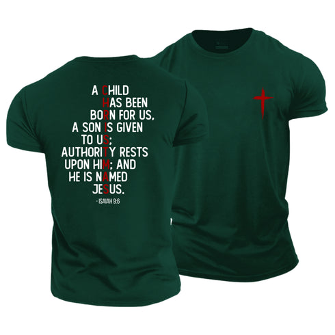 Men's Christmas Cotton T-Shirt
